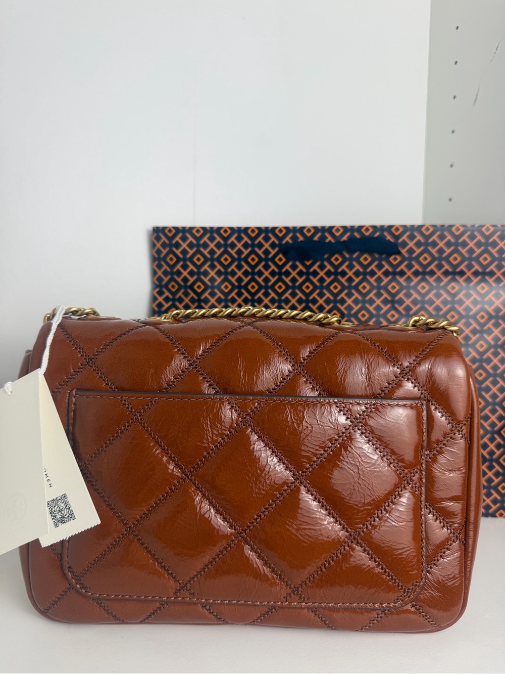 NWT Tory Burch Willa Shine Small Shoulder Bag - Picture 7 of 15